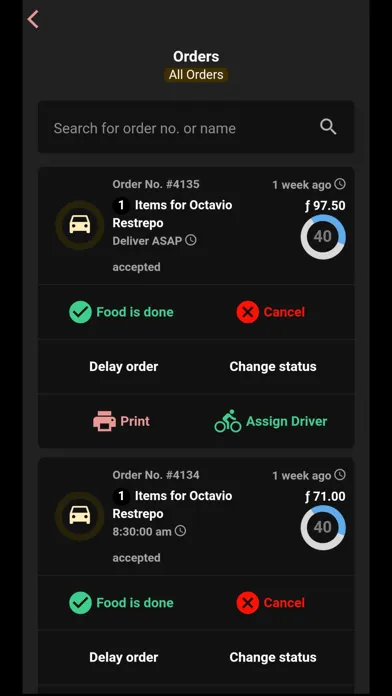 Capturas de pantalla de Click Eats - Merchant