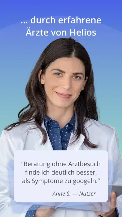 Tangkapan layar Online-Arzt von Curalie