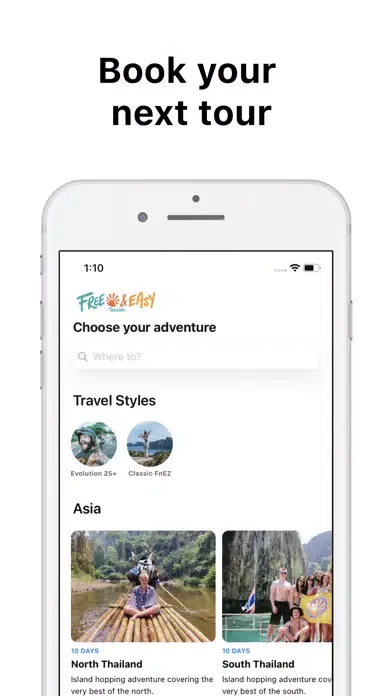 ภาพหน้าจอของ Free & Easy Traveler