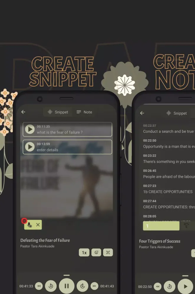 Capturas de tela do Curator