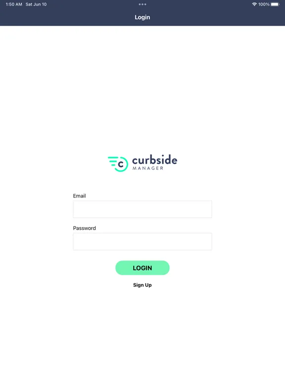 Curbside Manager iPad  スクリーンショット