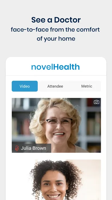 Capturas de tela do novelHealth