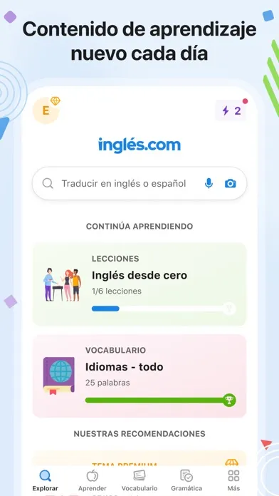 inglés.com Ekran Görüntüleri