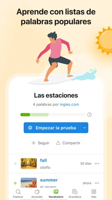 inglés.com Ekran Görüntüleri