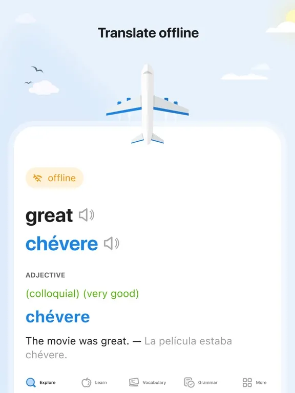 SpanishDictionary.com Learning iPad  Screenshots