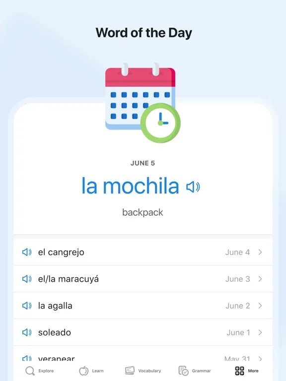 SpanishDictionary.com Learning iPad  Screenshots