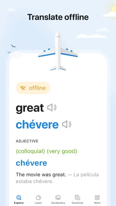 SpanishDictionary.com Learning Screenshots