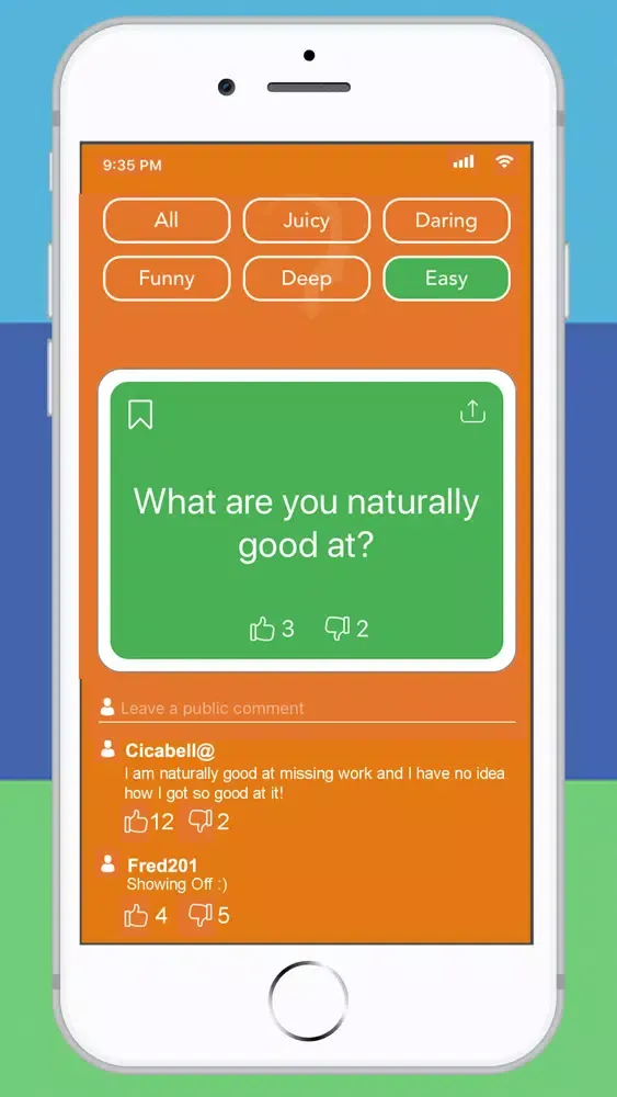Capturas de pantalla de Curious Questions