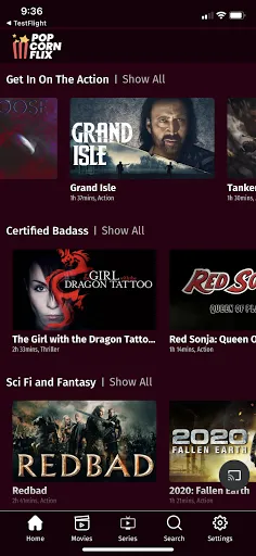 Popcornflix™ – Movies & TV应用截图