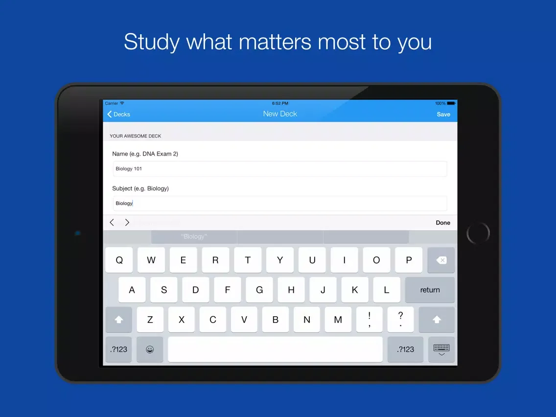 Insight - Flashcards & Study tools. Learn Smarter & Faster iPad  سکرین شاٹس