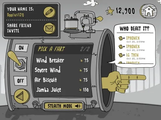 Zrzuty ekranu Doofus Drop iPad 
