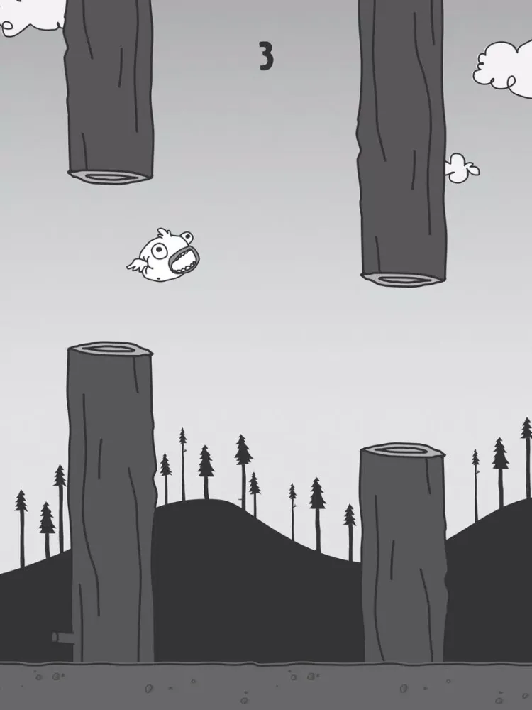 Flatchy Bird iPad  スクリーンショット