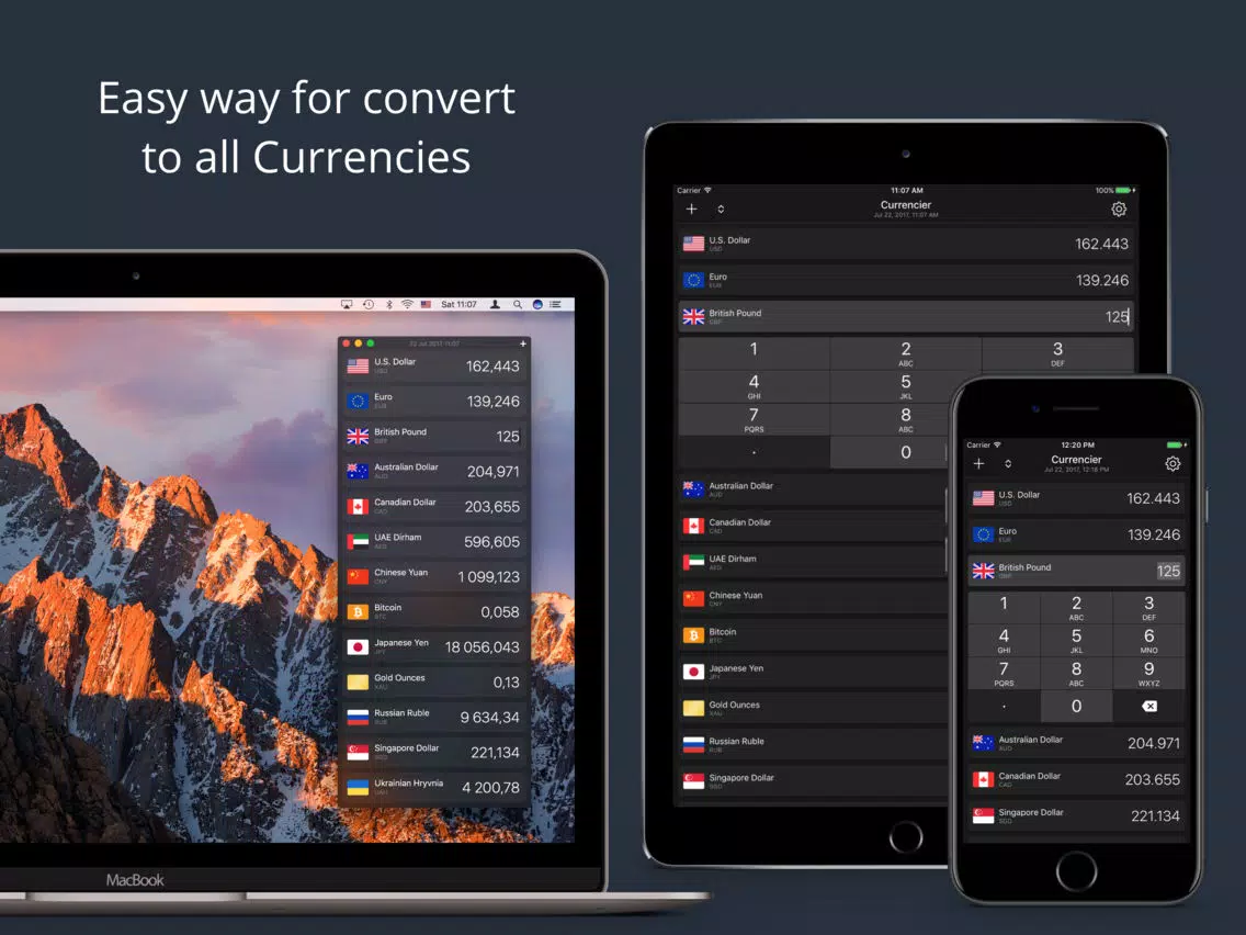 تصاویر Currencier iPad 