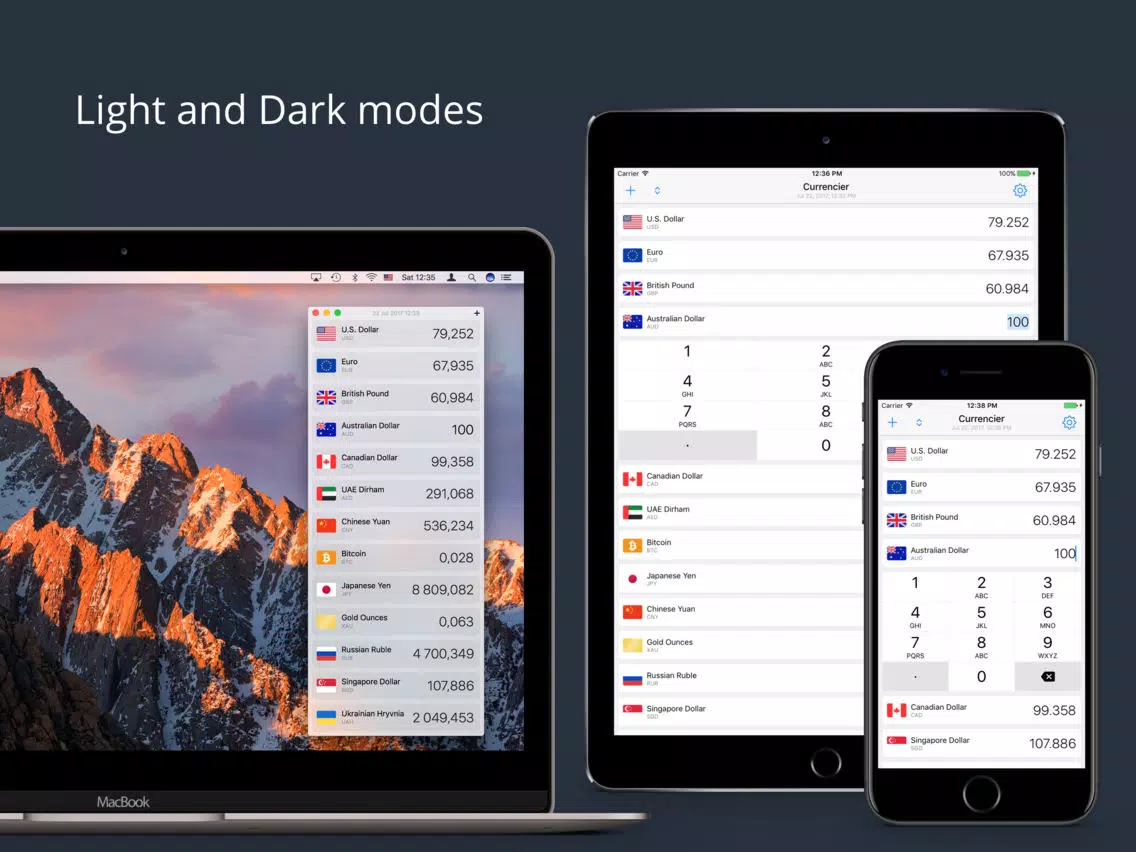 تصاویر Currencier iPad 