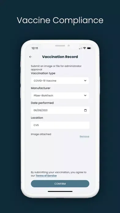 CoVerified App سکرین شاٹس