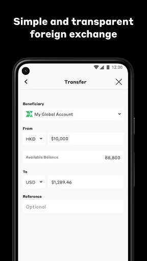 Currenxie Global Account Screenshots