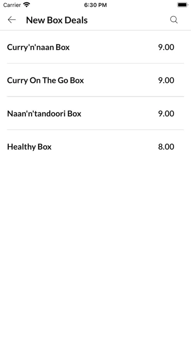 Curry Mahal Caldicot スクリーンショット