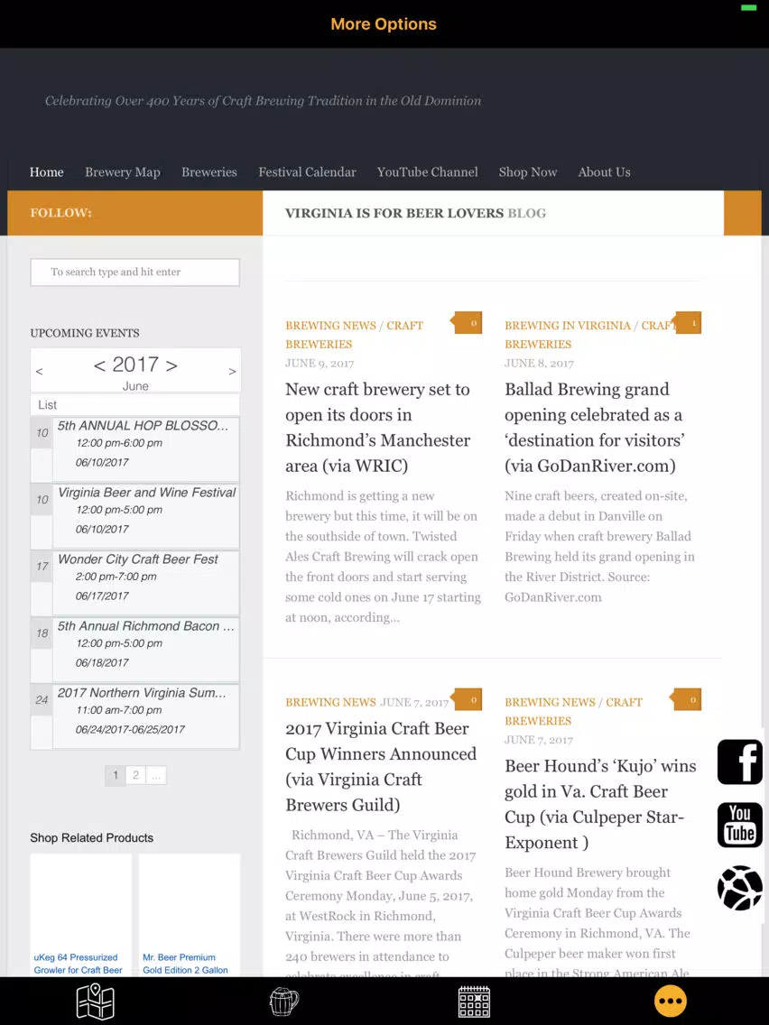 Tangkapan layar VA Beer Lovers iPad 