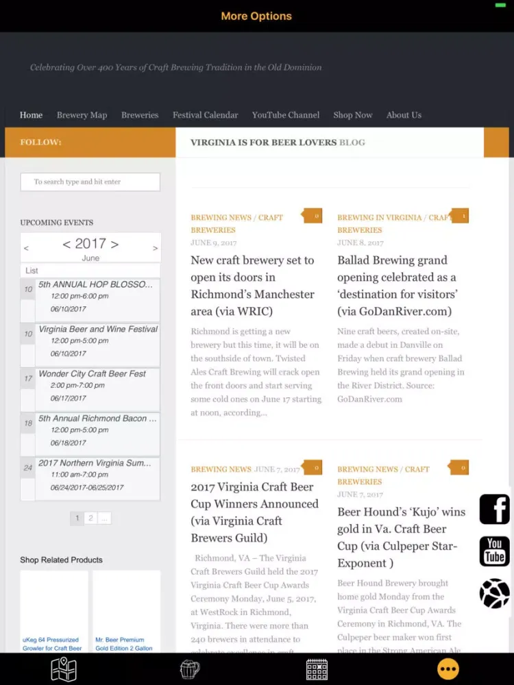 VA Beer Lovers iPad 应用截图