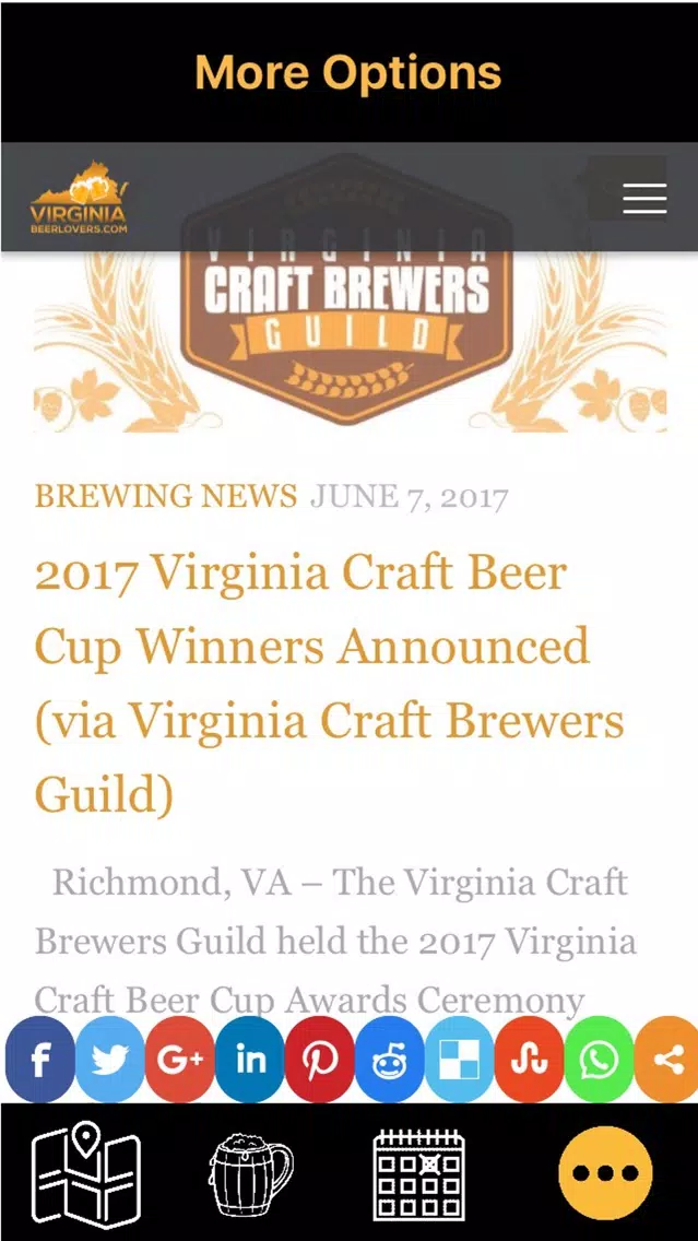 Tangkapan layar VA Beer Lovers