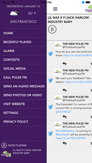 The New Pulse FM سکرین شاٹس
