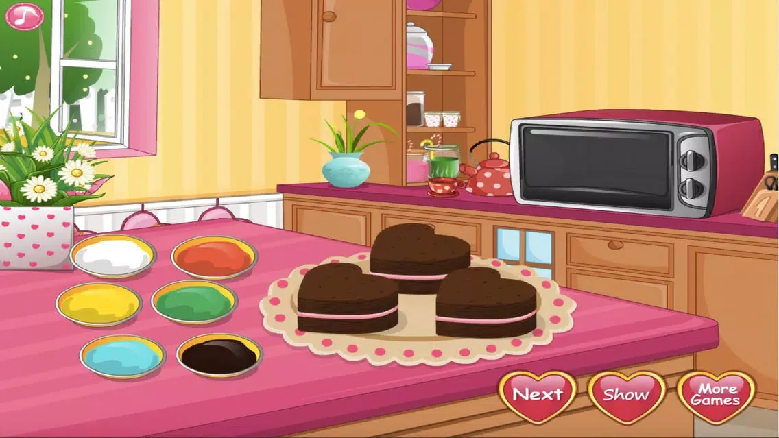 Screenshot di Raspberry Cake Decoration game