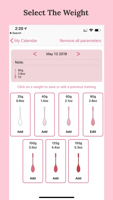 Kegel Weights by Joy ON应用截图