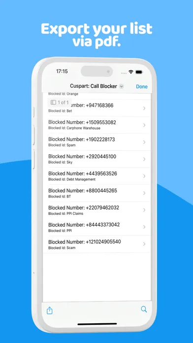 صور Cuspart: Call Blocker