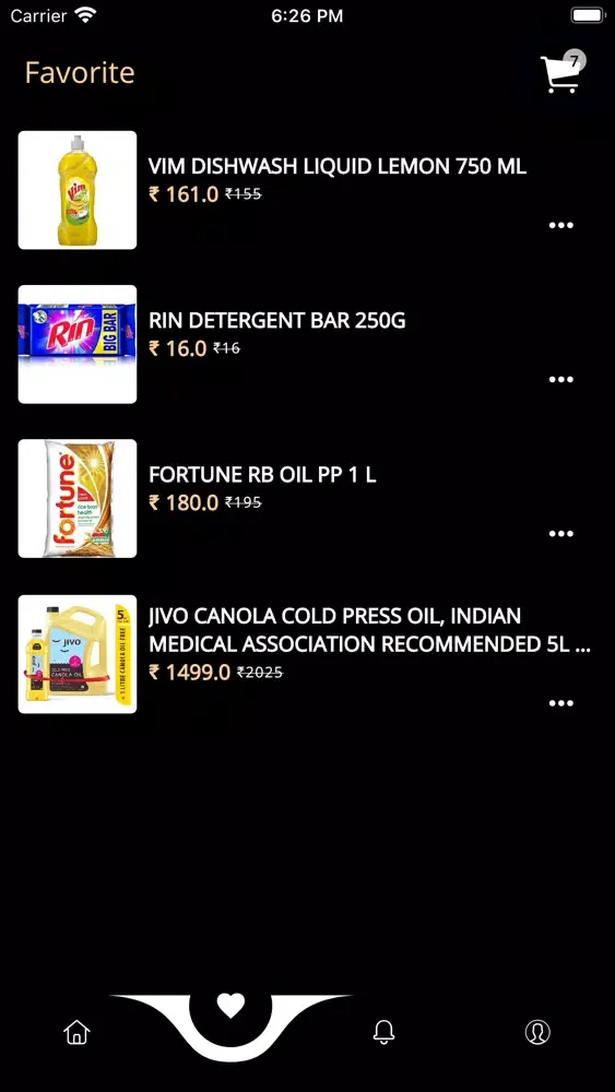 Ảnh chụp màn hình của Cusrel - Online Grocery Store