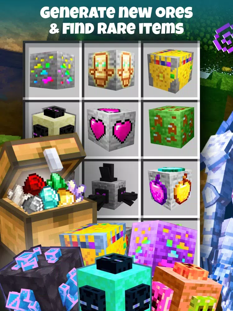 Custom Ores Mods for Minecraft iPad  スクリーンショット