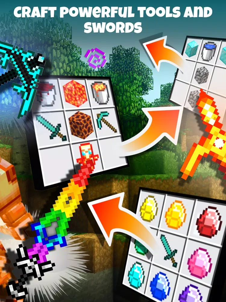 Custom Ores Mods for Minecraft iPad  スクリーンショット