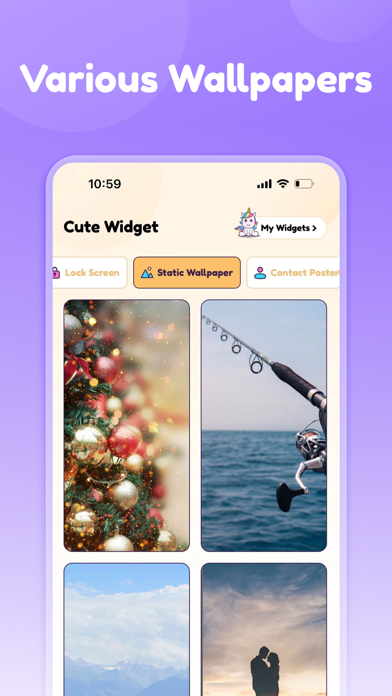 Capturas de tela do Widgets Box: Theme, Wallpaper