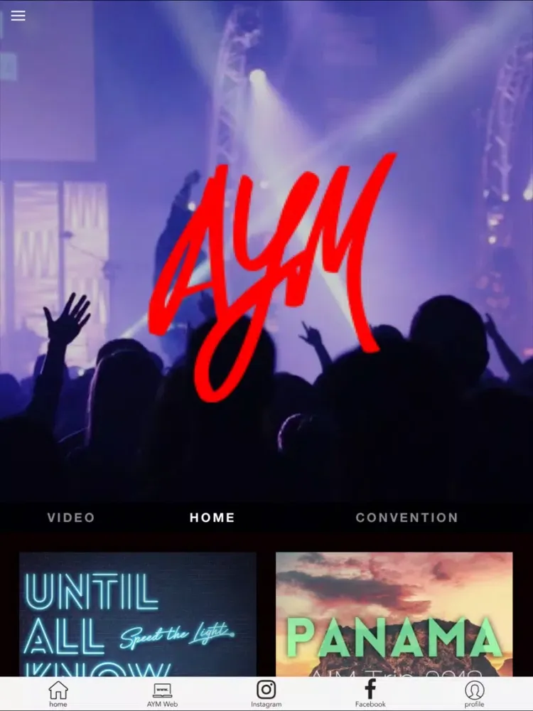 ภาพหน้าจอของ Alabama Youth Ministries iPad 