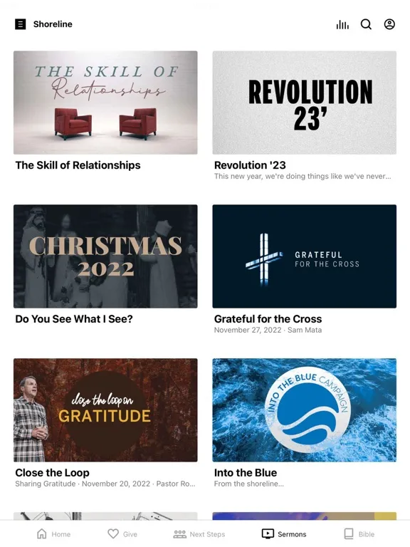 Shoreline Church App iPad 应用截图