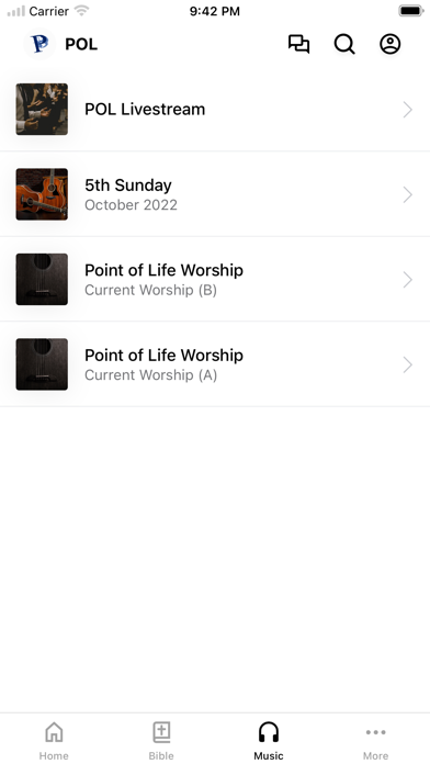 ภาพหน้าจอของ Point of Life Ministries