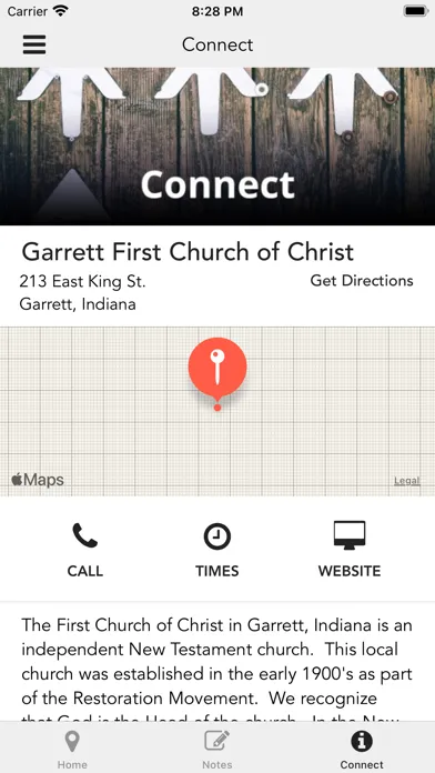 Capturas de pantalla de Garrett First Church of Christ