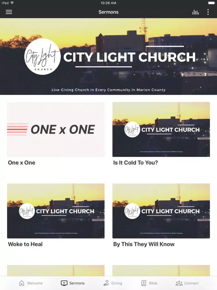 City Light Church (FL) iPad  Screenshots