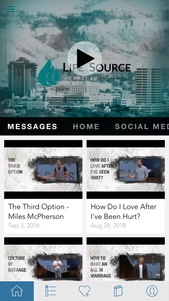 Capturas de tela do Life Source Church