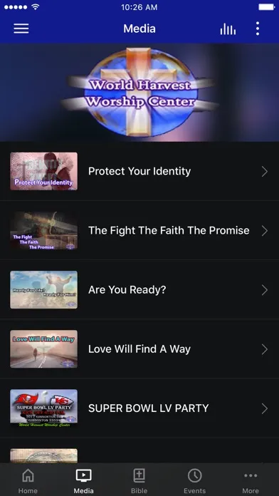 World Harvest Worship Center स्क्रीनशॉट