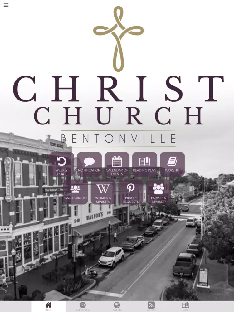 Zrzuty ekranu Christ Church Bentonville iPad 