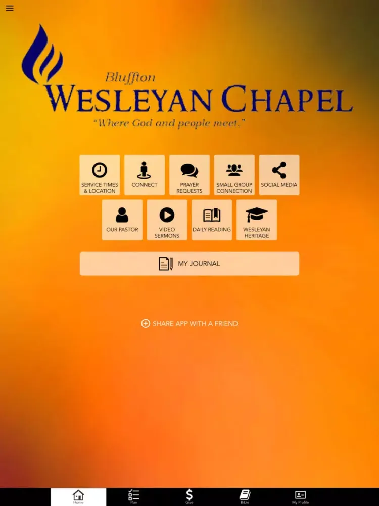 صور Bluffton Wesleyan Chapel iPad 