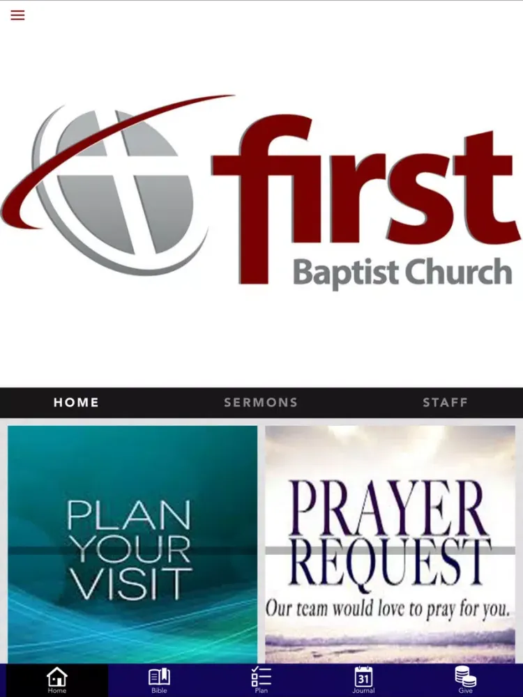 First Baptist Madisonville iPad 應用截圖