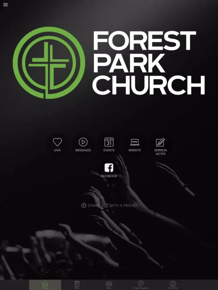 Forest Park Church iPad  Screenshots