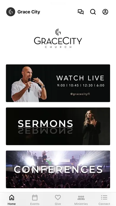 Tangkapan layar Grace City Church Lakeland