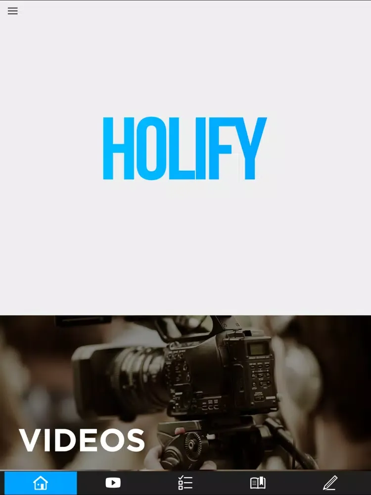 Capturas de tela do Holify iPad 