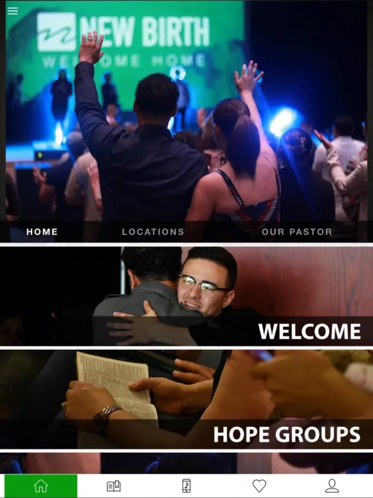 New Birth A Place of Hope iPad  Screenshots