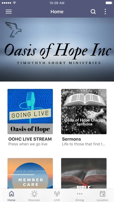 Capturas de tela do Oasis of Hope Chicago