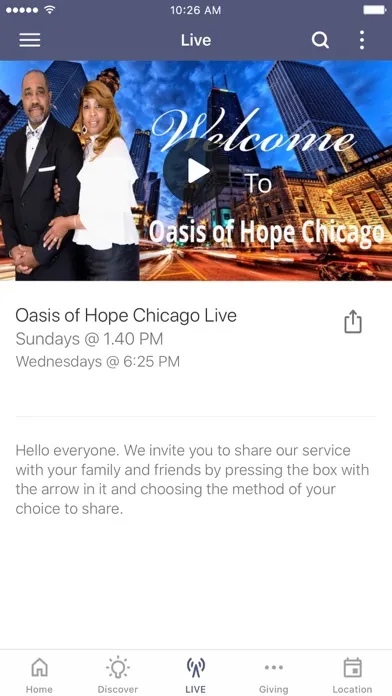 Capturas de tela do Oasis of Hope Chicago