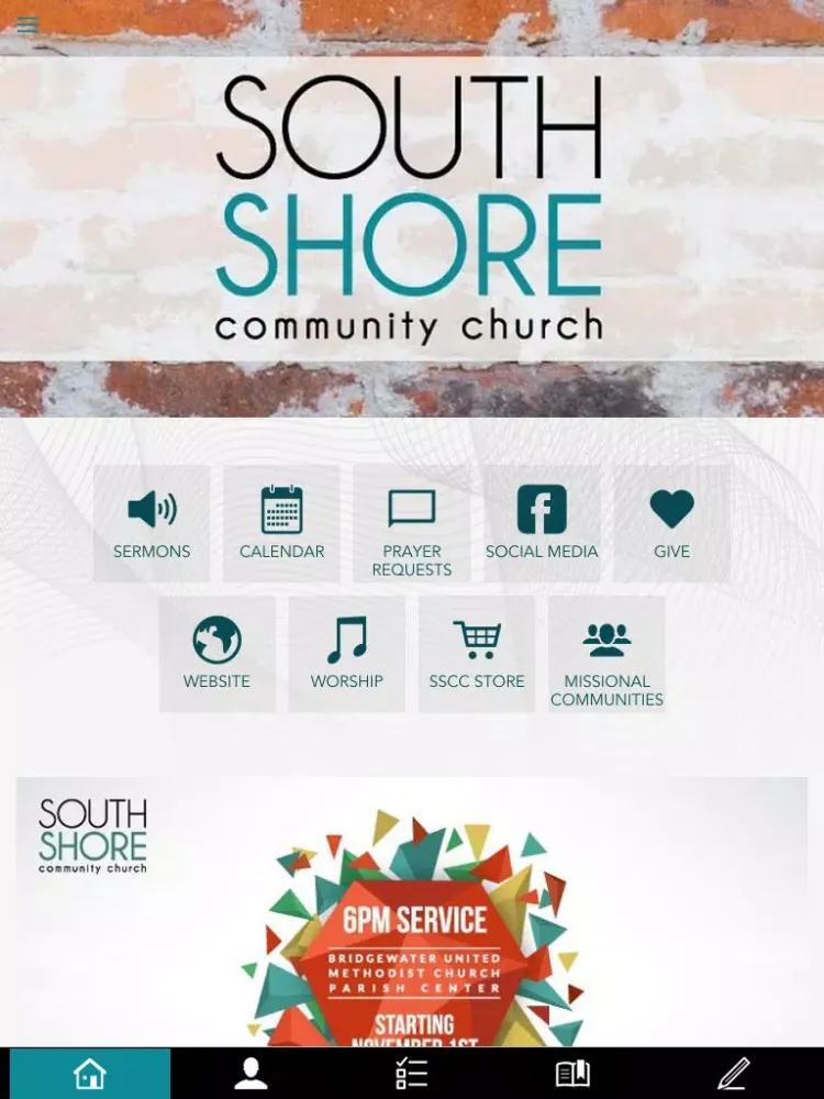 Capturas de pantalla de South Shore Community Church iPad 