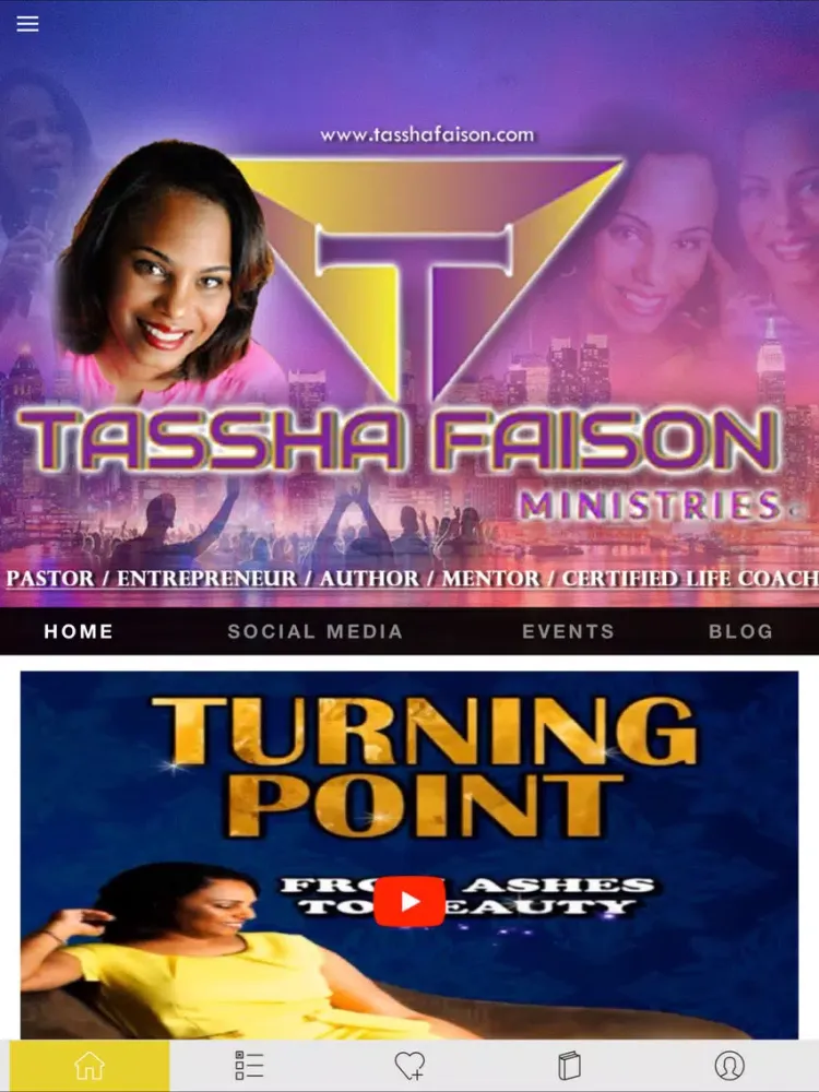 Tassha Faison Ministries iPad Screenshots